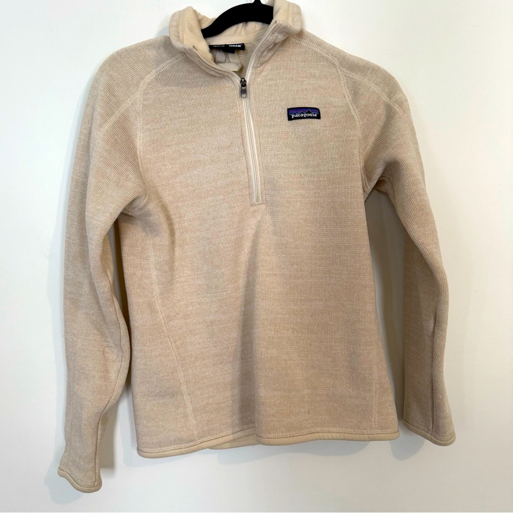 Women's Better Sweater® 1/4-Zip Style # 25618 Oyster White Size Small